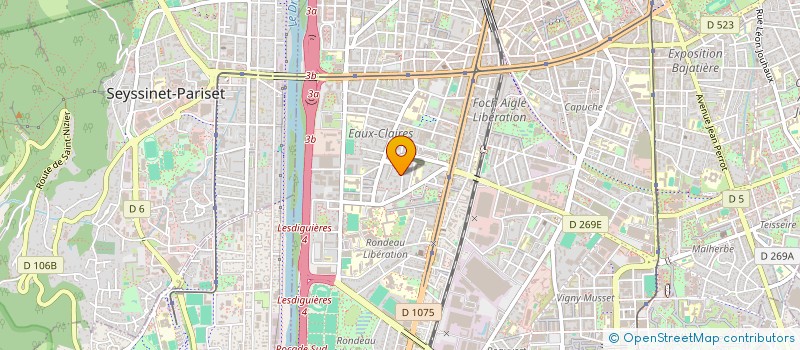 localisation de l'entreprise MADAME LAURA CARTRON à GRENOBLE