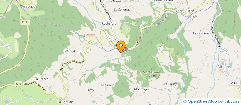 localisation de l'entreprise MADAME LAURA CASADO  VILLECHENEVE