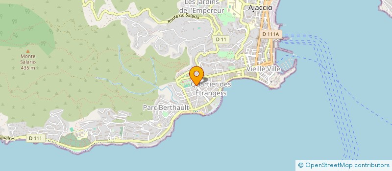 localisation de l'entreprise MADAME LAURA CASANOVA  AJACCIO