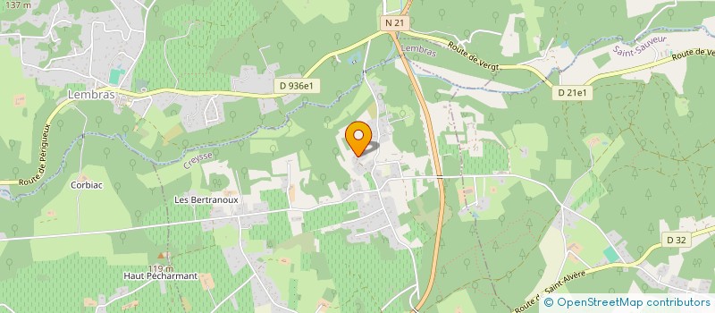 localisation de l'entreprise MADAME LAURA CASTAGNO  CREYSSE