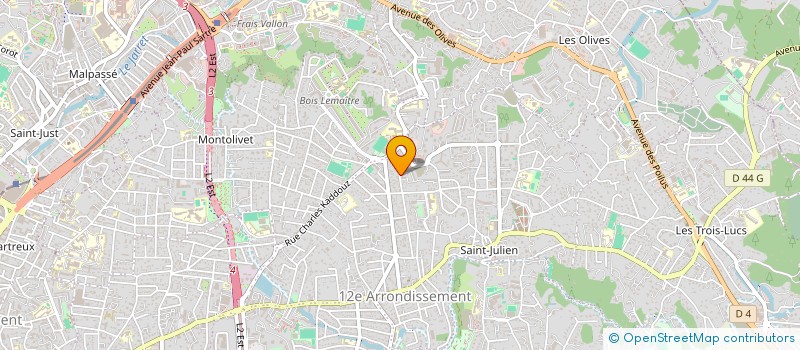 localisation de l'entreprise MADAME LAURA CASTILLO à MARSEILLE