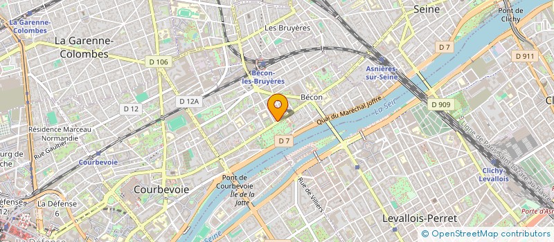localisation de l'entreprise MADAME LAURA CATTAN à COURBEVOIE
