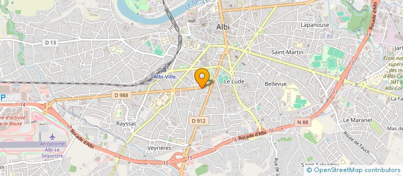 localisation de l'entreprise MADAME LAURA CAZOTTES à ALBI