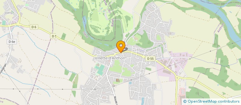 localisation de l'entreprise MADAME LAURA CELETTE  VILLETTE D'ANTHON