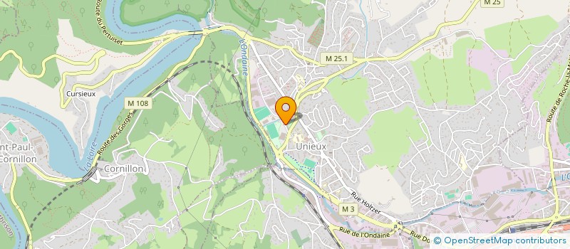 localisation de l'entreprise MADAME LAURA CESARATTO  UNIEUX