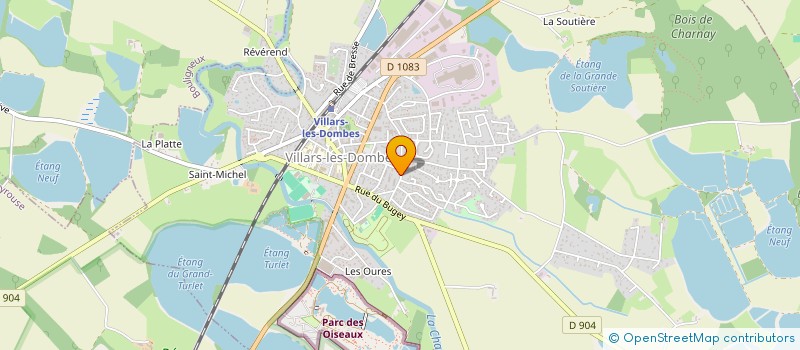 localisation de l'entreprise MADAME LAURA CHAMBON  VILLARS-LES-DOMBES