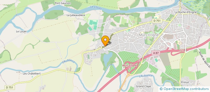 localisation de l'entreprise MADAME LAURA CHAMPIN  MURS-ERIGNE