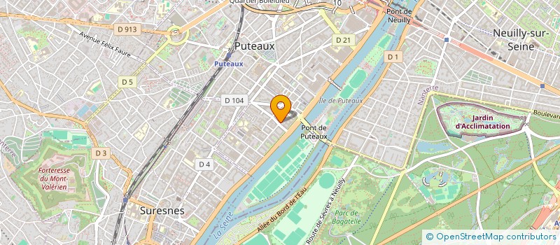 localisation de l'entreprise MADAME LAURA CHANTALAT  PUTEAUX