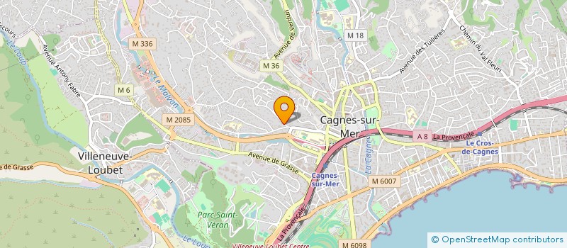 localisation de l'entreprise MADAME LAURA CHAPUIS à CAGNES-SUR-MER
