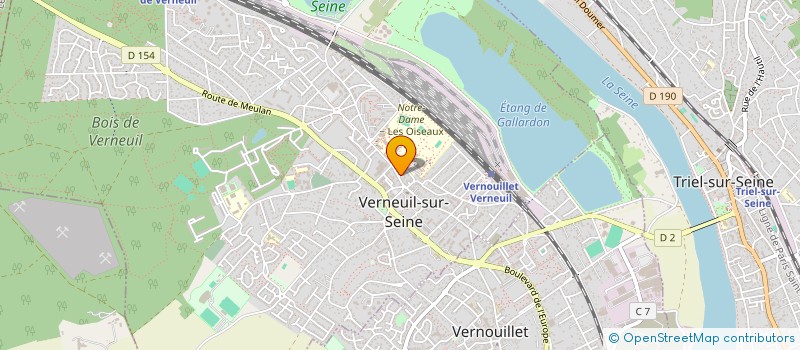 localisation de l'entreprise MADAME LAURA CHARDAC  VERNEUIL-SUR-SEINE