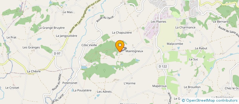 localisation de l'entreprise MADAME LAURA CHARDON à SAINT MARTIN EN HAUT