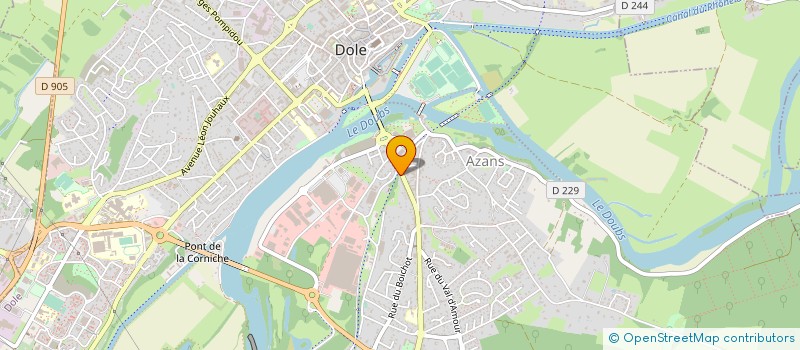 localisation de l'entreprise MADAME LAURA CHARDON à DOLE