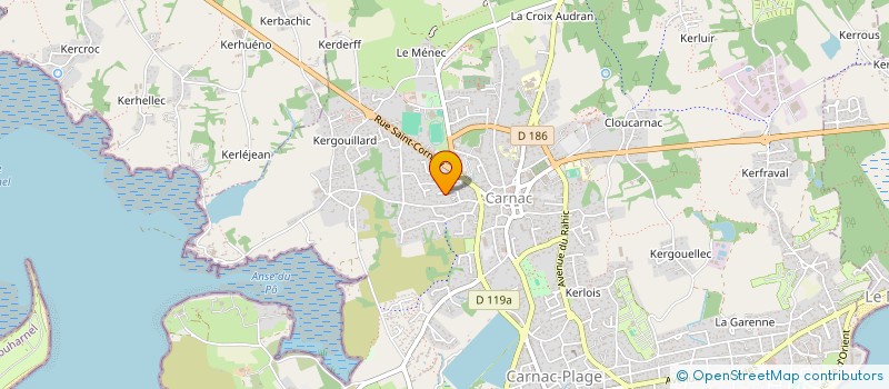 localisation de l'entreprise MADAME LAURA CHARLES  CARNAC