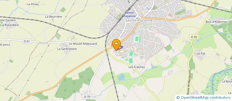 localisation de l'entreprise MADAME LAURA CHARPENTIER à SAINTE-PAZANNE