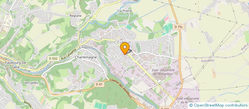 localisation de l'entreprise MADAME LAURA CHARROIN à VIENNE