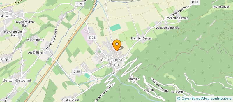 localisation de l'entreprise MADAME LAURA CHAULAND  CHAMOUX-SUR-GELON