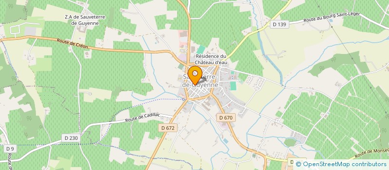 localisation de l'entreprise MADAME LAURA CHAUVE à SAUVETERRE-DE-GUYENNE