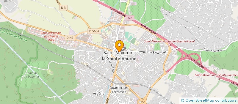 localisation de l'entreprise MADAME LAURA CHAVEZ GUEVARA à SAINT-MAXIMIN-LA-SAINTE-BAUME
