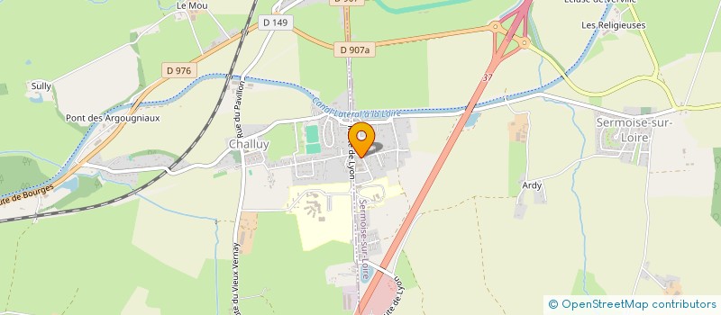 localisation de l'entreprise MADAME LAURA CHENAYE  SERMOISE-SUR-LOIRE