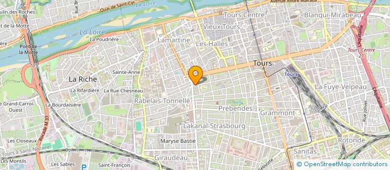 localisation de l'entreprise MADAME LAURA CHERPEAU  TOURS