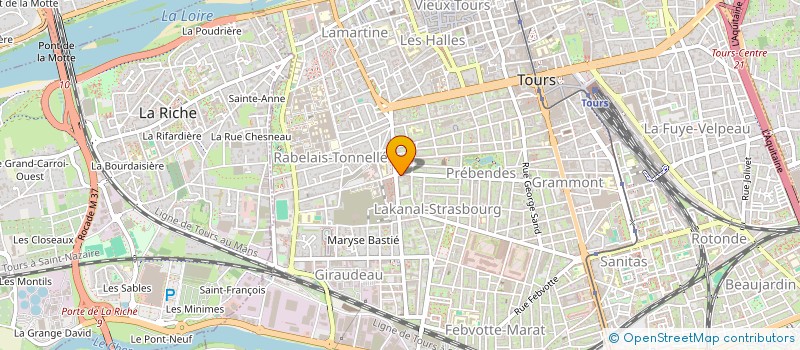 localisation de l'entreprise MADAME LAURA CHESNEL  TOURS