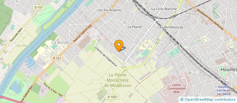 localisation de l'entreprise MADAME LAURA CHIARAVIGLIO  MONTESSON