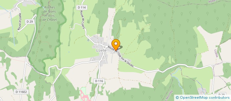 localisation de l'entreprise MADAME LAURA CHIPEAUX  UZELLE