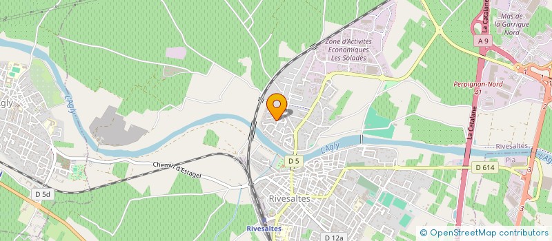 localisation de l'entreprise MADAME LAURA CHIRVECHES  RIVESALTES