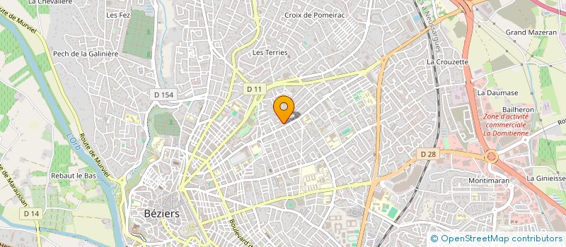 localisation de l'entreprise MADAME LAURA CHOQUET  BEZIERS