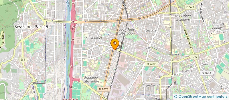 localisation de l'entreprise MADAME LAURA CHOUX à GRENOBLE