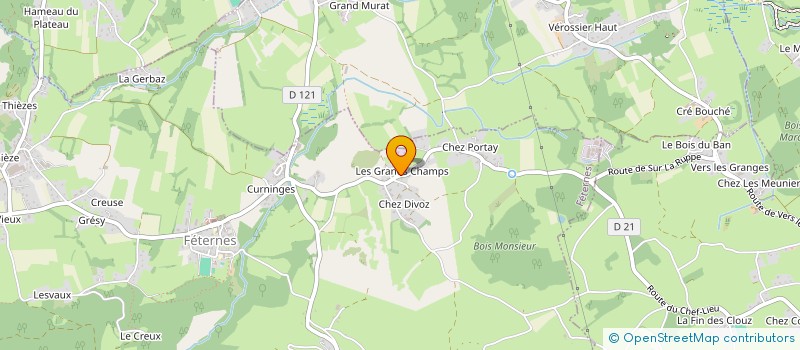 localisation de l'entreprise MADAME LAURA CHRISTIN  FETERNES