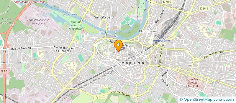 localisation de l'entreprise MADAME LAURA CHRISTIN à ANGOULEME