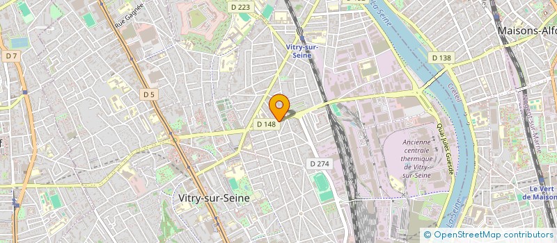 localisation de l'entreprise MADAME LAURA CICOZZETTI à VITRY-SUR-SEINE