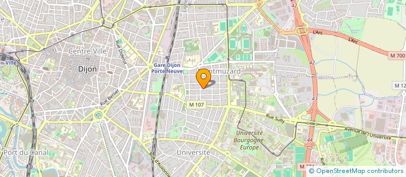 localisation de l'entreprise MADAME LAURA CLAVEQUIN  DIJON