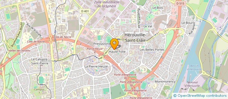 localisation de l'entreprise MADAME LAURA CLEMENT  HEROUVILLE SAINT CLAIR
