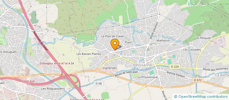 localisation de l'entreprise MADAME LAURA CLEMENTE  PELISSANNE