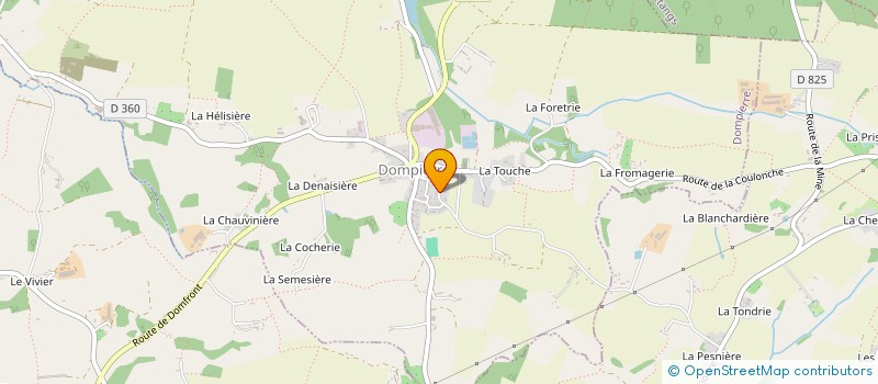 localisation de l'entreprise MADAME LAURA COELLE  DOMPIERRE