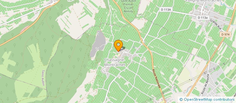 localisation de l'entreprise MADAME LAURA COFFINET  CHASSAGNE-MONTRACHET