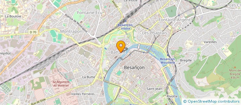 localisation de l'entreprise MADAME LAURA COLLE  BESANCON