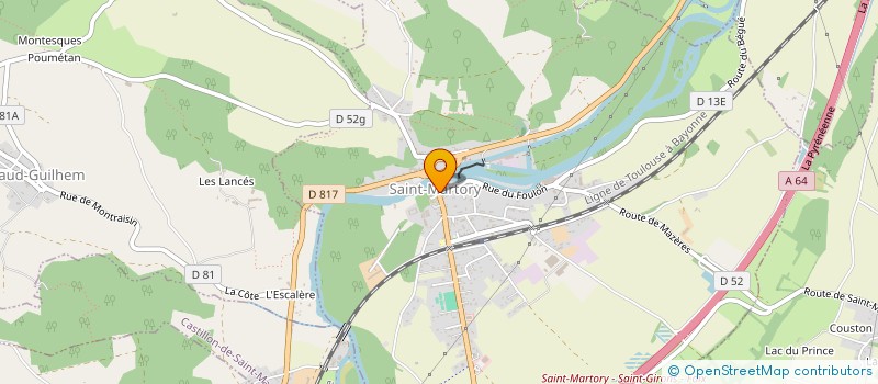 localisation de l'entreprise MADAME LAURA COLLOMB  SAINT-MARTORY