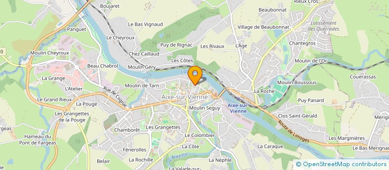 localisation de l'entreprise MADAME LAURA CONANGLE  AIXE-SUR-VIENNE