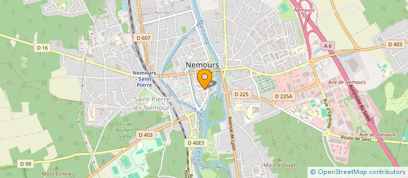 localisation de l'entreprise MADAME LAURA CONSTANT  NEMOURS