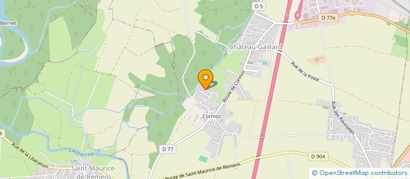 localisation de l'entreprise MADAME LAURA CONTINI à CHATEAU-GAILLARD