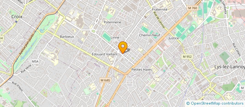 localisation de l'entreprise MADAME LAURA COOPER  ROUBAIX