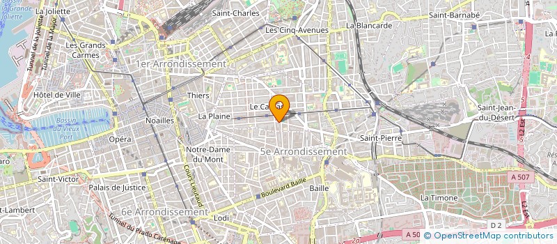 localisation de l'entreprise MADAME LAURA CORNUAULT à MARSEILLE