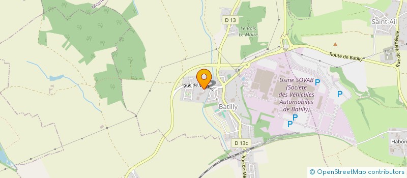 localisation de l'entreprise MADAME LAURA COSTA  BATILLY