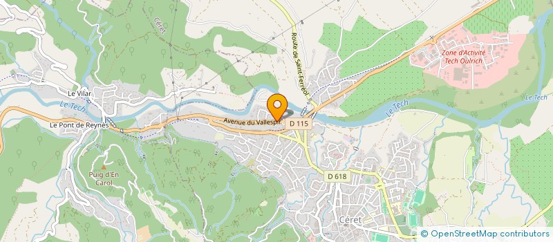 localisation de l'entreprise MADAME LAURA COSTE  CERET