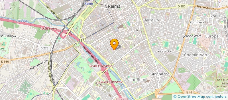 localisation de l'entreprise MADAME LAURA COTTRAY  REIMS