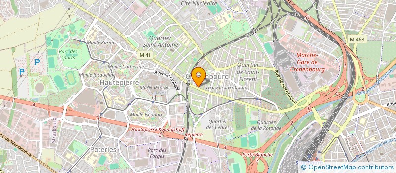 localisation de l'entreprise MADAME LAURA COUCHENET à STRASBOURG