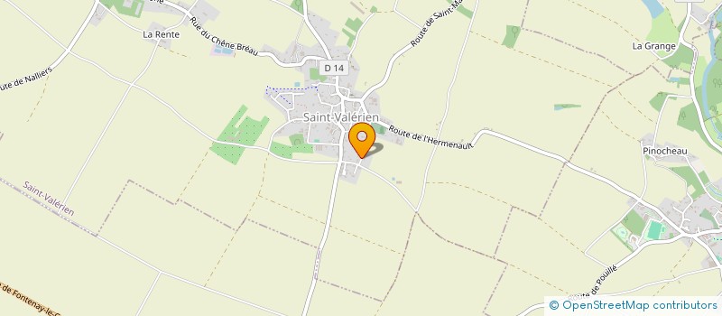 localisation de l'entreprise MADAME LAURA COULAIS  SAINT-VALERIEN